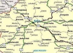 Map of Sofia